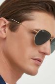 Сонцезахисні окуляри Ray-Ban 0RBR0101S колір золотий
