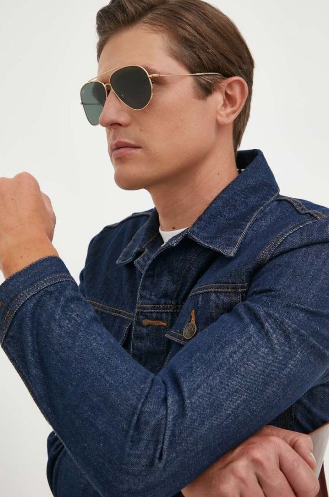 Сонцезахисні окуляри Ray-Ban 0RBR0101S колір золотий фото 2