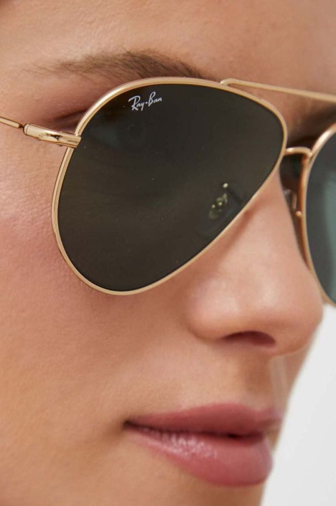 Сонцезахисні окуляри Ray-Ban 0RBR0101S колір золотий фото 3