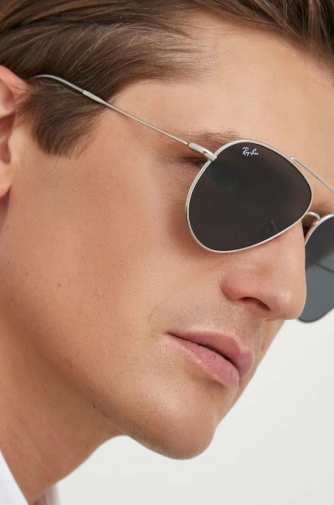Сонцезахисні окуляри Ray-Ban 0RBR0101S колір сірий фото 4