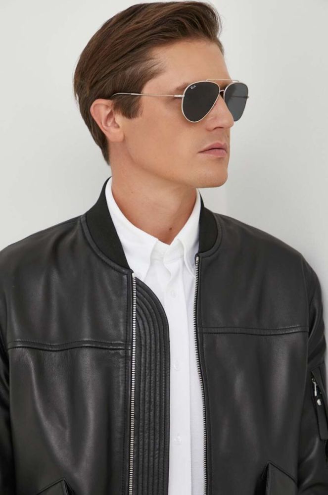Сонцезахисні окуляри Ray-Ban 0RBR0101S колір сірий фото 2