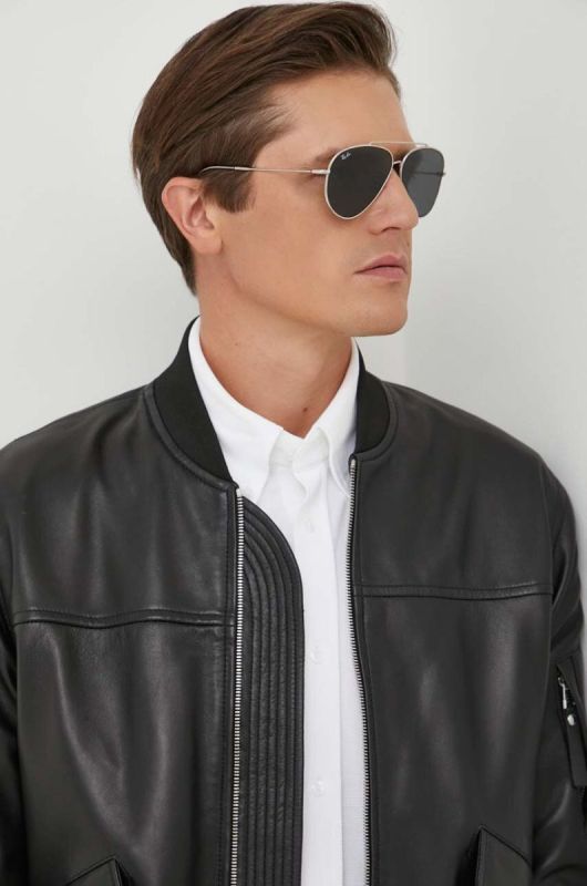 Сонцезахисні окуляри Ray-Ban 0RBR0101S колір сірий фото 2