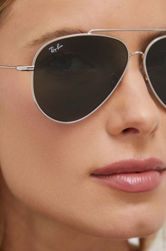 Сонцезахисні окуляри Ray-Ban 0RBR0101S колір сірий фото 3
