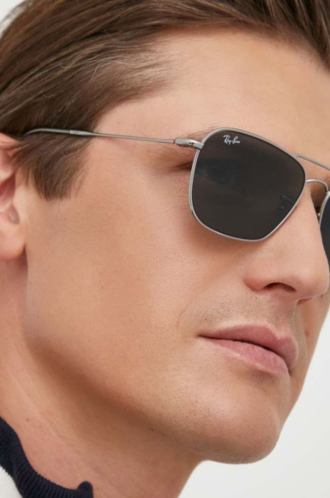 Сонцезахисні окуляри Ray-Ban колір сірий (3374559) фото 4