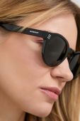 Сонцезахисні окуляри Burberry колір чорний Сонцезахисні окуляри Burberry колір чорний