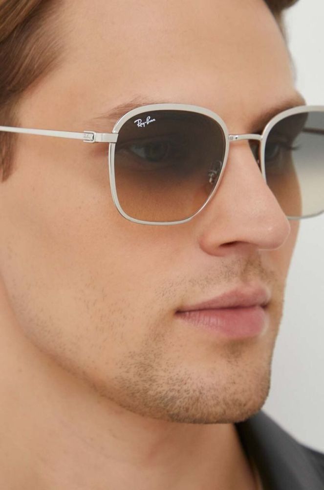 Сонцезахисні окуляри Ray-Ban колір сірий (3675543) фото 8
