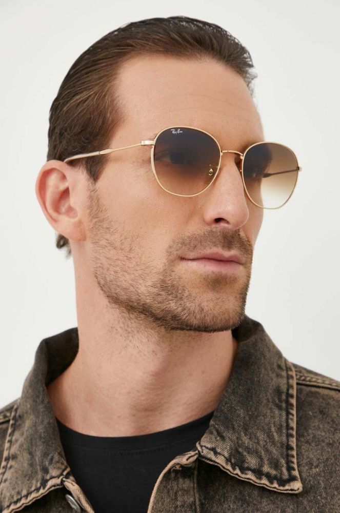 Сонцезахисні окуляри Ray-Ban колір коричневий (3637607) фото 2
