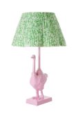 Основа для настільної лампи Rice колір рожевий (3423351)