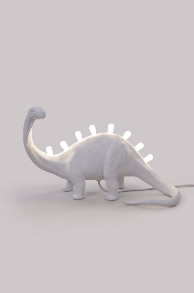 Настільна лампа Seletti Jurassic Lamp Bronto колір білий фото 6