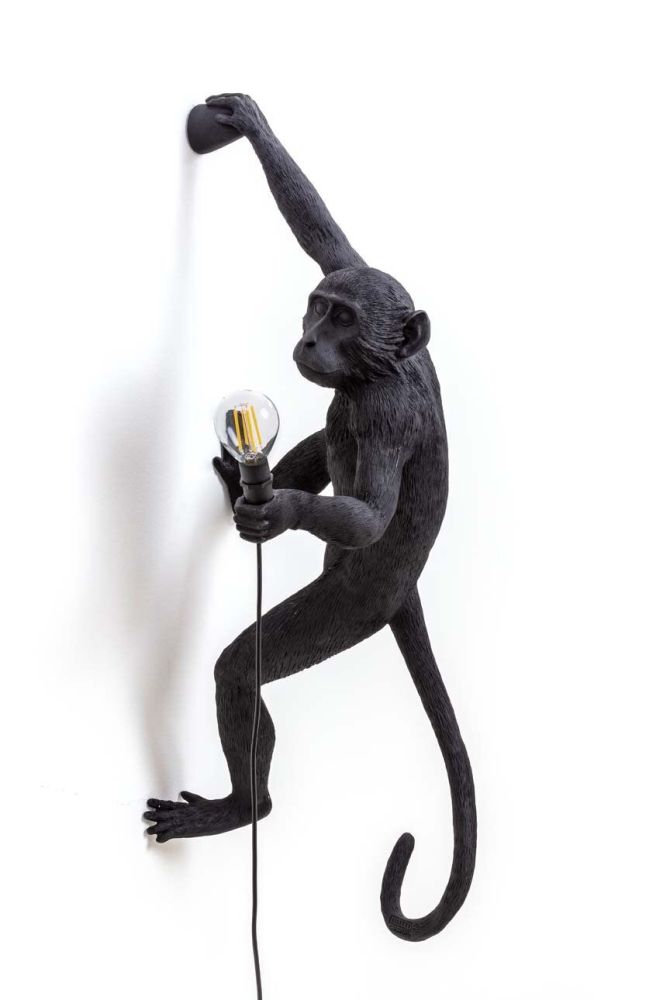 Настінна лампа Seletti The Monkey Lamp Hanging колір чорний (3611562)