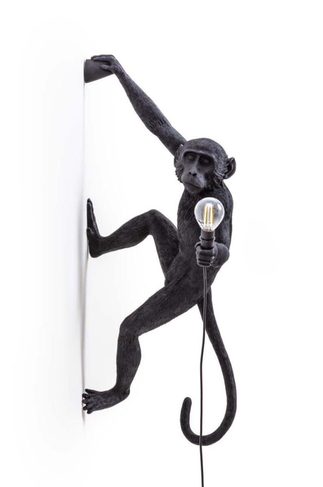 Настінна лампа Seletti The Monkey Lamp Hanging колір чорний (3611562) фото 2