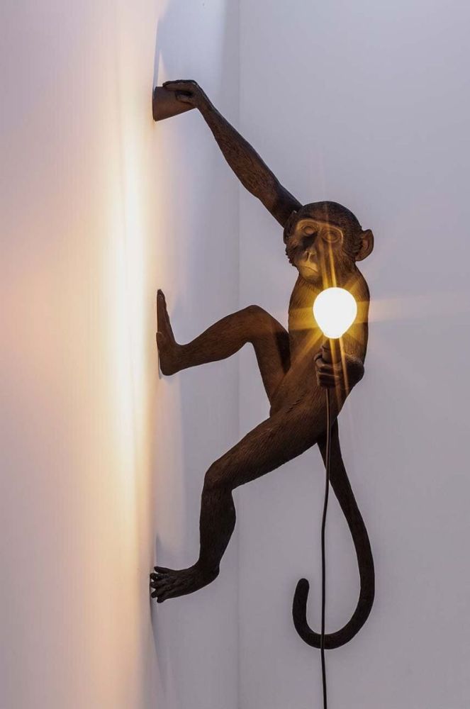 Настінна лампа Seletti The Monkey Lamp Hanging колір чорний (3611562) фото 3