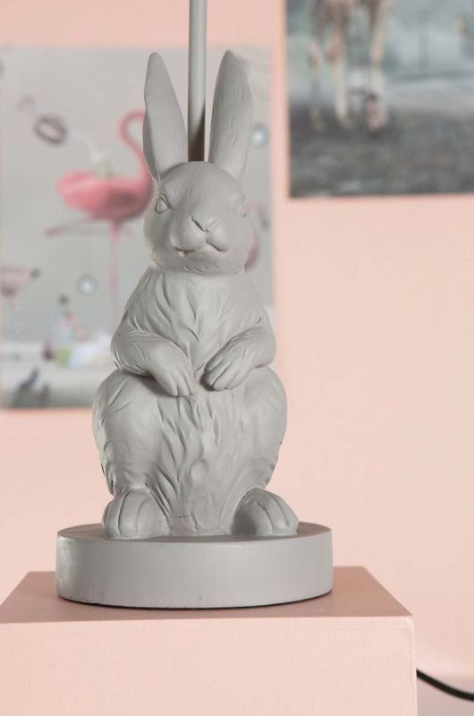 Основа для настільної лампи Byon Rabbit колір сірий фото 2