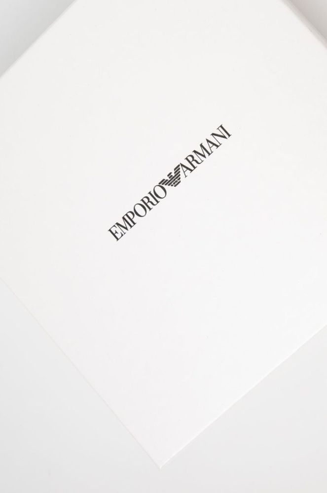 Шкіряний ремінь Emporio Armani чоловічий колір чорний (1585291) фото 3
