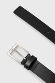 Шкіряний ремінь Strellson чоловічий колір чорний (1722737)