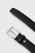 Шкіряний ремінь Strellson чоловічий колір чорний (1722752)