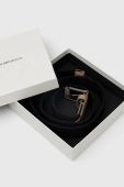 Ремінь Emporio Armani чоловічий колір чорний