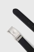 Шкіряний ремінь Emporio Armani чоловічий колір чорний (2922954)
