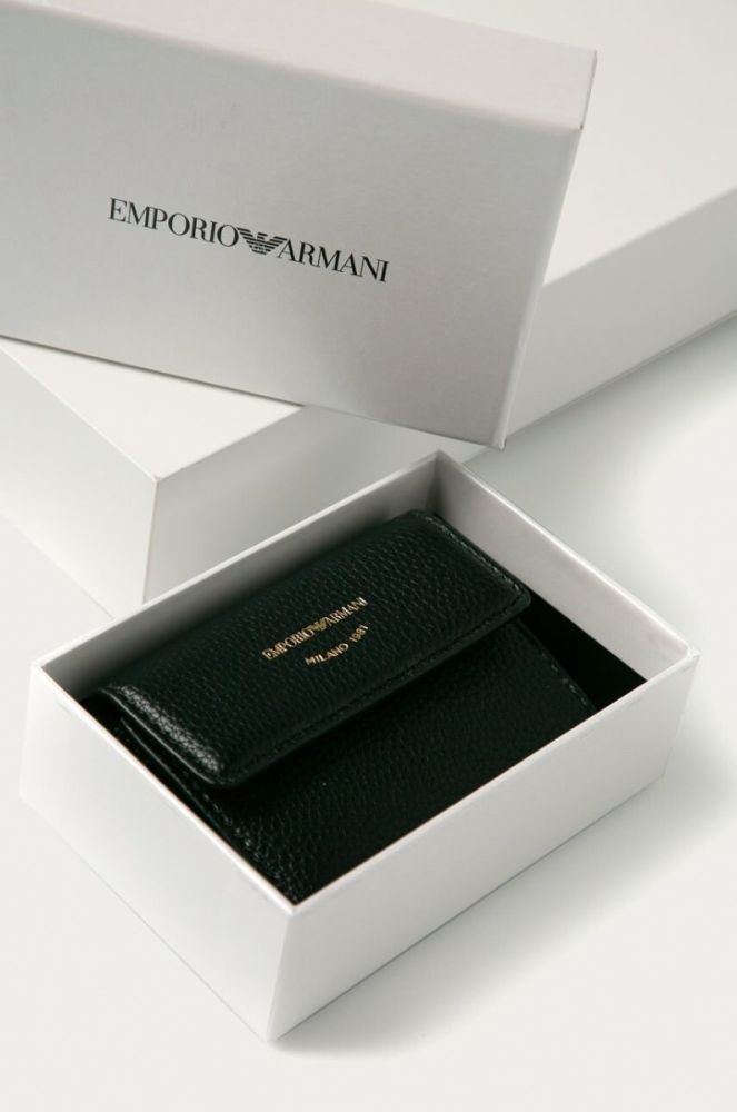 Emporio Armani - Гаманець колір чорний (1161820) фото 6