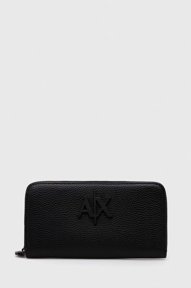 Гаманець Armani Exchange жіночий колір чорний (2854467)