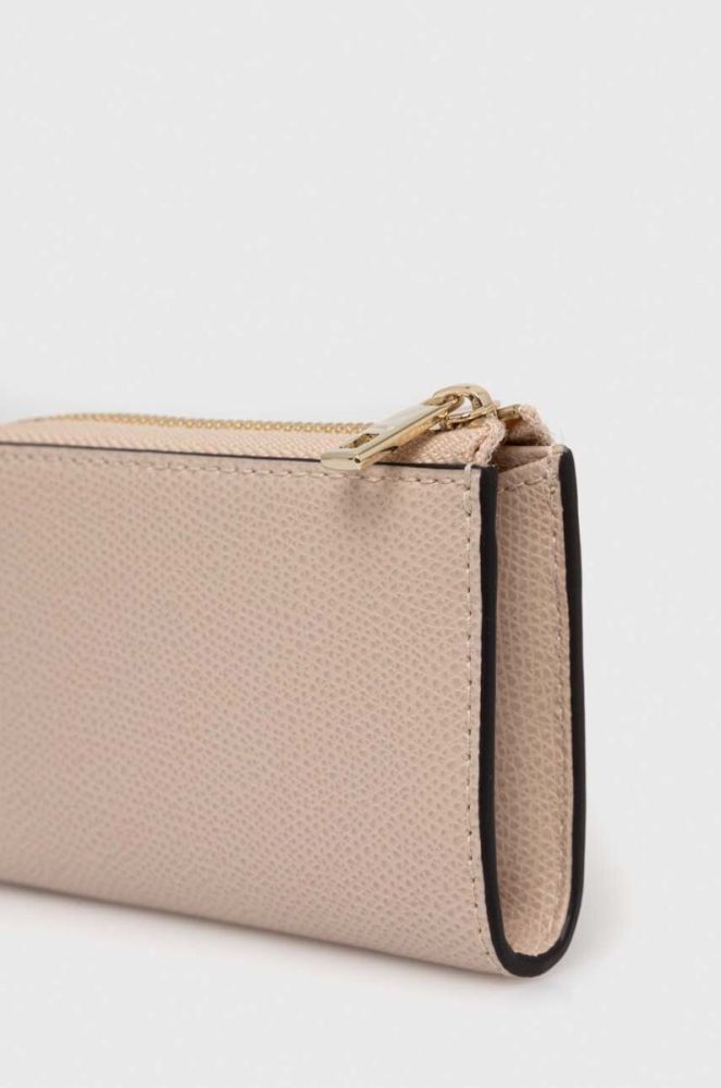 Шкіряний чохол для ключів Furla колір бежевий фото 2