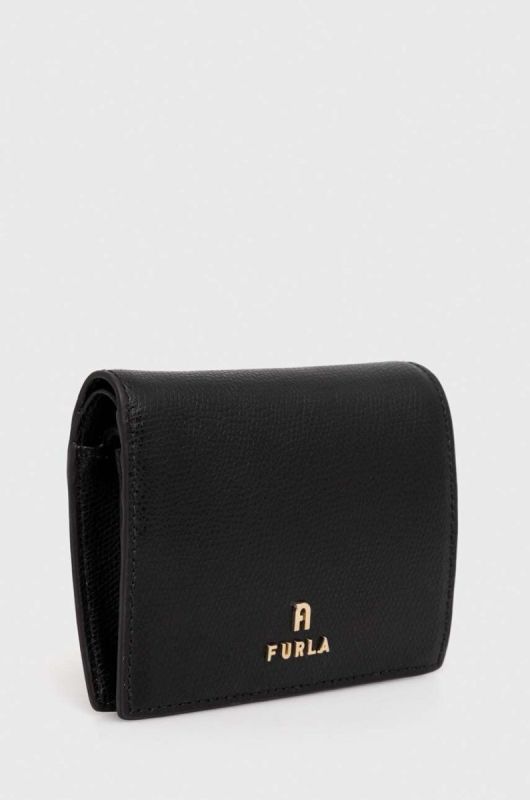 Шкіряний гаманець Furla жіночий колір чорний (3296313) фото 2