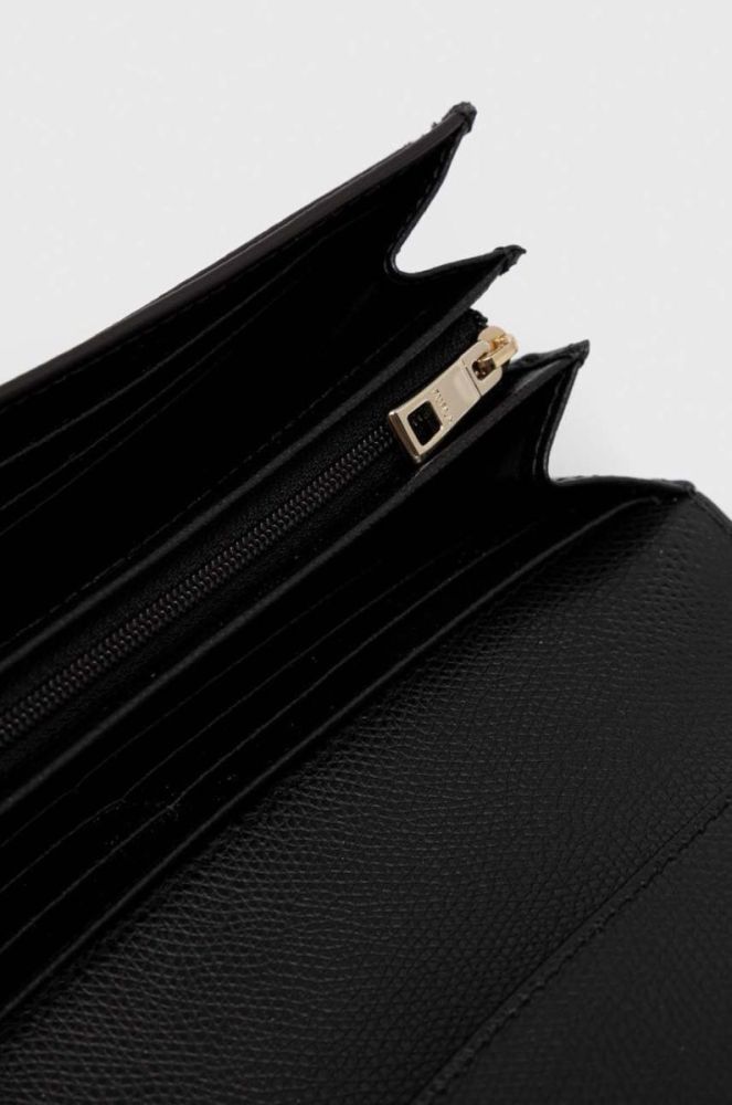 Шкіряний гаманець Furla жіночий колір чорний (3293474) фото 5