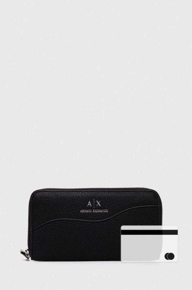 Гаманець Armani Exchange жіночий колір чорний (3441180) фото 4