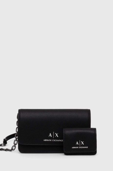 Сумочка Armani Exchange колір чорний (3445110)