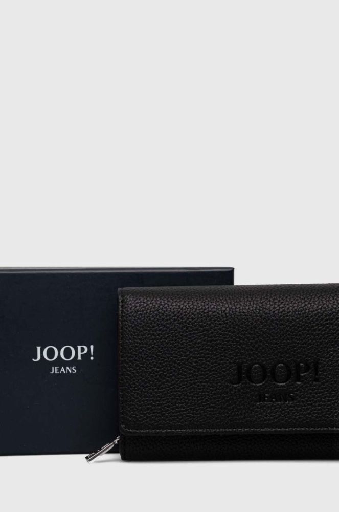 Шкіряний гаманець Joop! жіночий колір чорний фото 5