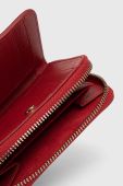 Шкіряний гаманець Lilou жіночий колір червоний