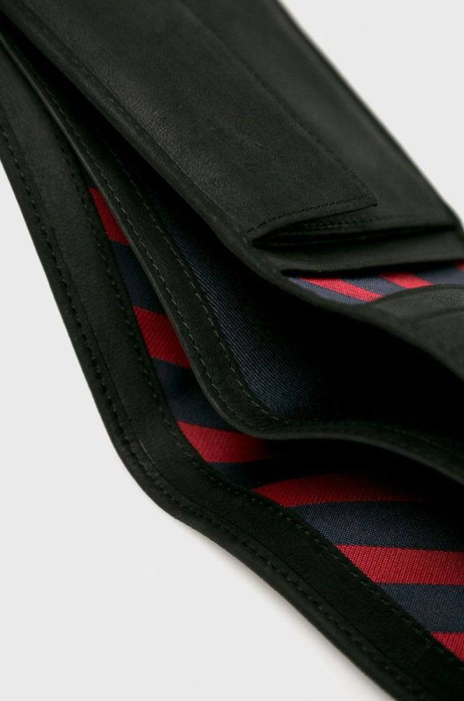 Tommy Hilfiger - Шкіряний гаманець Johnson колір чорний (909557) фото 3