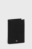 Шкіряний гаманець Tommy Hilfiger чоловічий колір чорний (1456012)
