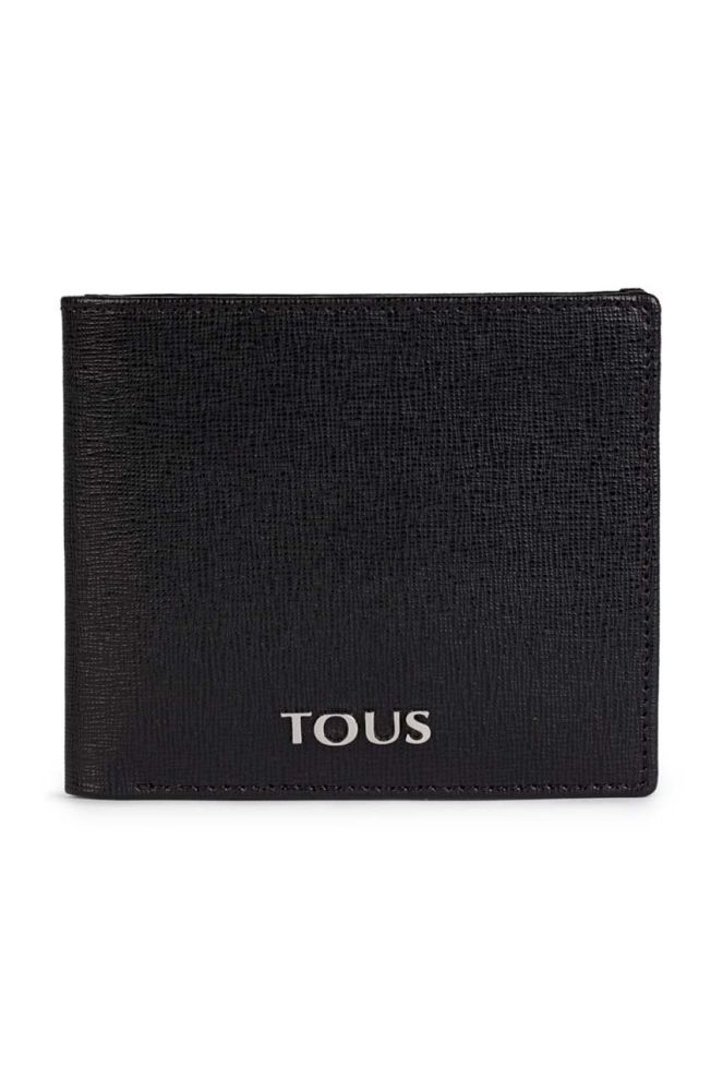 Шкіряний гаманець Tous чоловічий колір чорний (3224136)