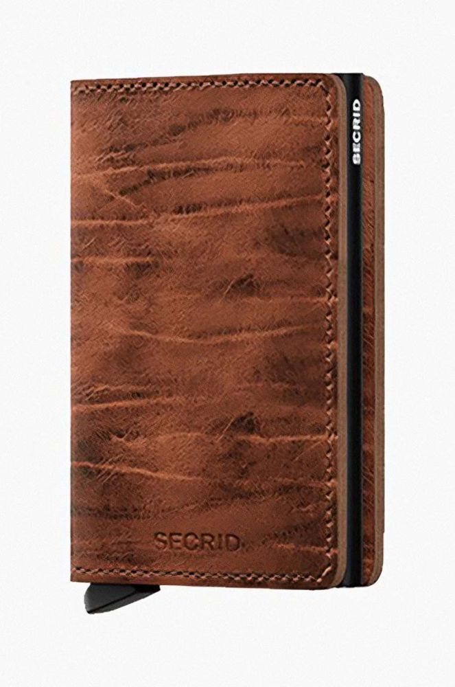 Гаманець Secrid колір бордовий Portfel Secrid Slimwallet Dutch Martin Whiskey SDM-WHISKEY