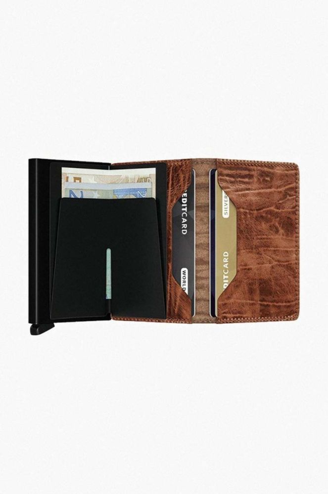 Гаманець Secrid колір бордовий Portfel Secrid Slimwallet Dutch Martin Whiskey SDM-WHISKEY фото 2