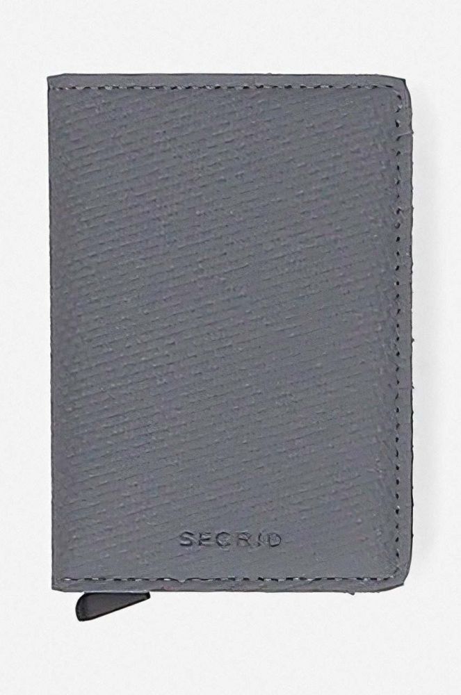 Гаманець Secrid колір сірий Portfel Secrid Slimwallet Carbon SCA-COOL GREY