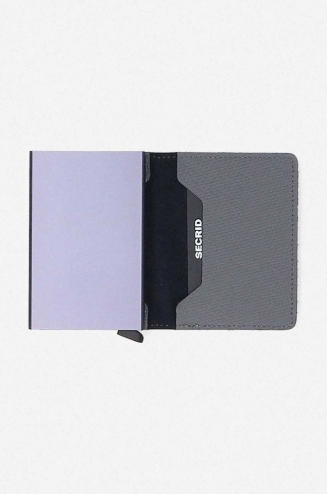Гаманець Secrid колір сірий Portfel Secrid Slimwallet Carbon SCA-COOL GREY фото 2