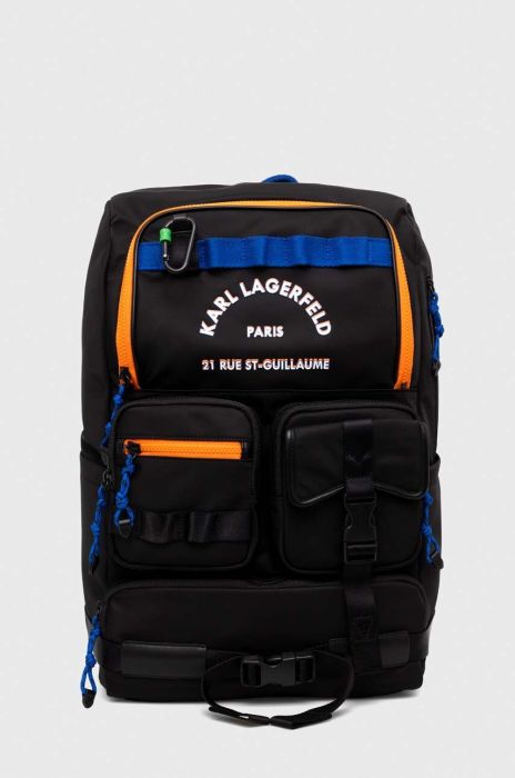 Рюкзак Karl Lagerfeld чоловічий колір чорний великий