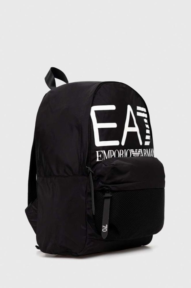 Рюкзак EA7 Emporio Armani колір чорний великий з принтом (2921477) фото 2