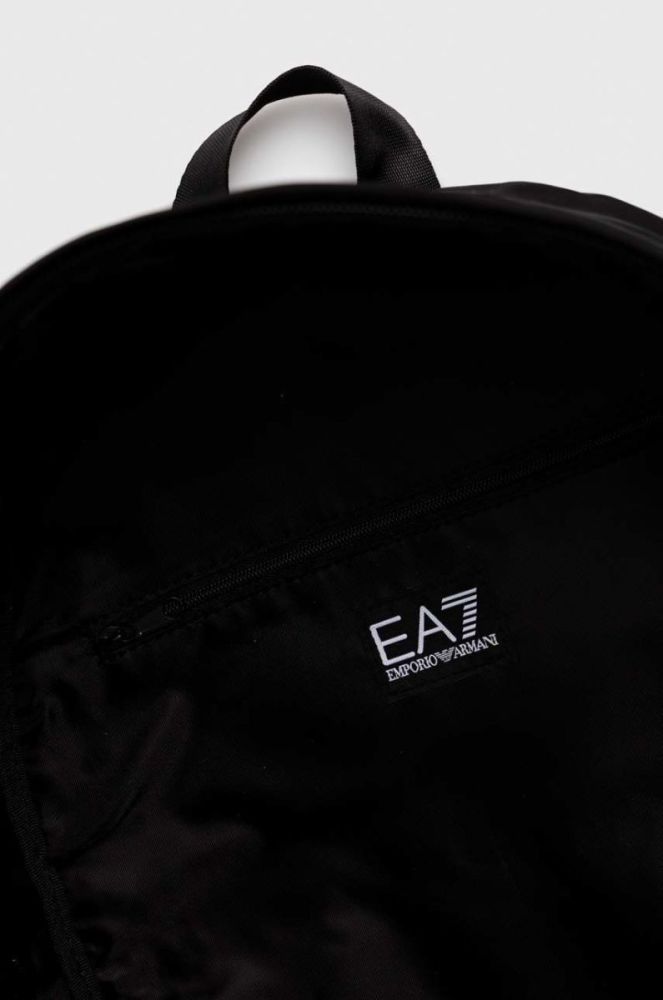 Рюкзак EA7 Emporio Armani колір чорний великий з принтом (2921477) фото 5