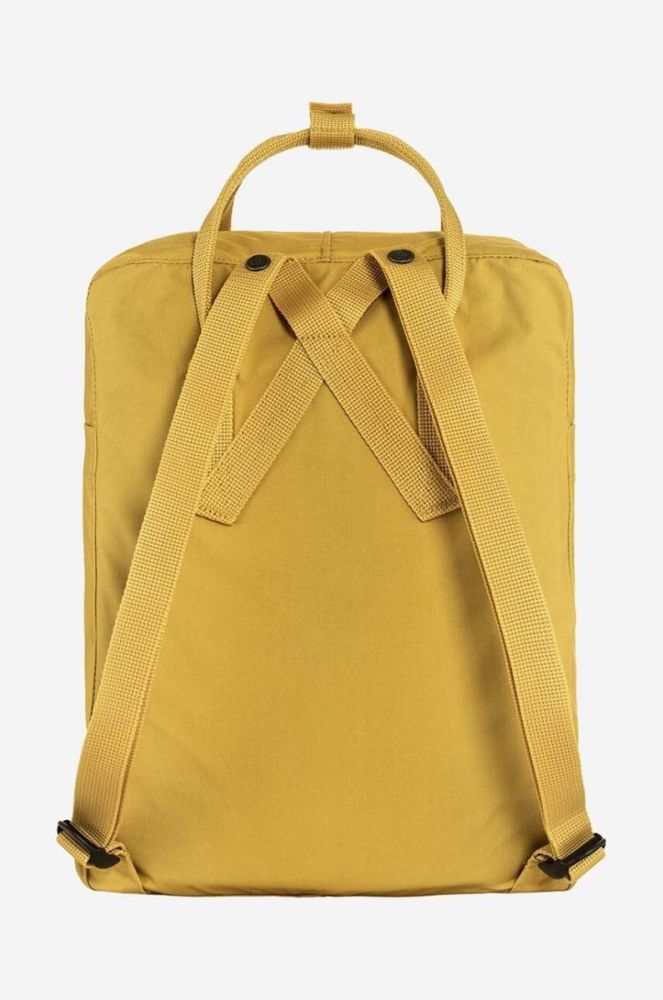 Рюкзак Fjallraven Kanken колір жовтий великий з аплікацією F23510.135-135 фото 2