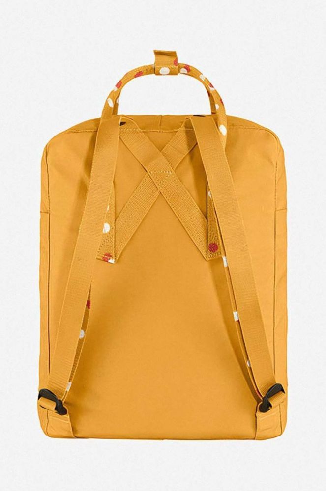 Рюкзак Fjallraven Kanken колір жовтий великий з аплікацією F23510.160.916-160 фото 2