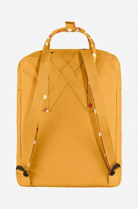 Рюкзак Fjallraven Kanken колір жовтий великий з аплікацією F23510.160.916-160 фото 2