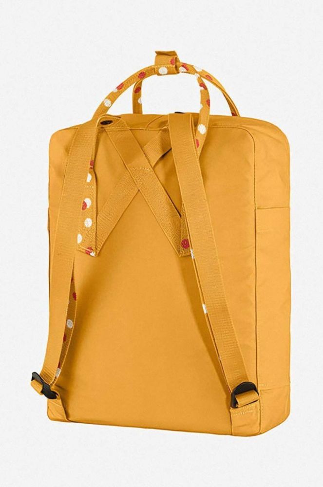 Рюкзак Fjallraven Kanken колір жовтий великий з аплікацією F23510.160.916-160 фото 4