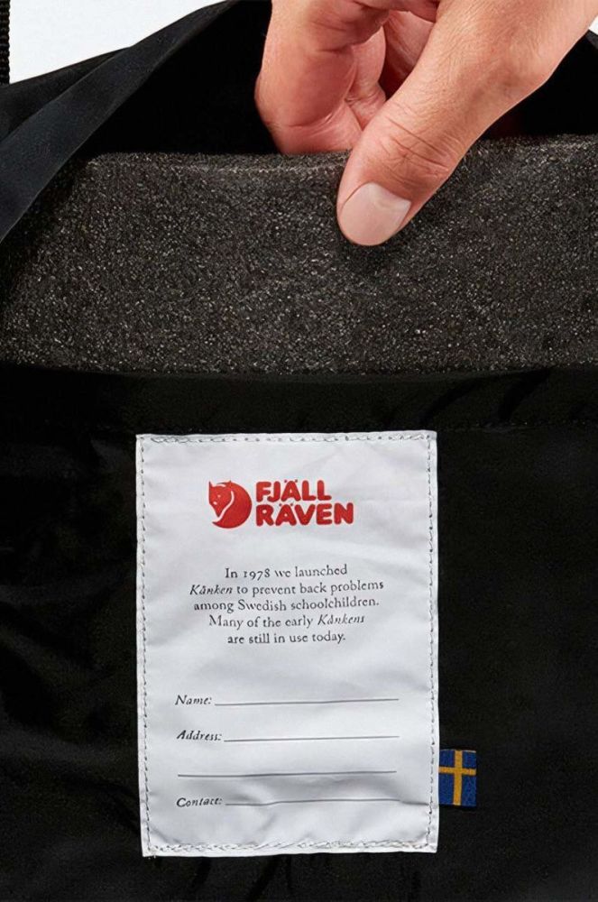Рюкзак Fjallraven Kanken колір жовтий великий з аплікацією F23510.160.916-160 фото 5