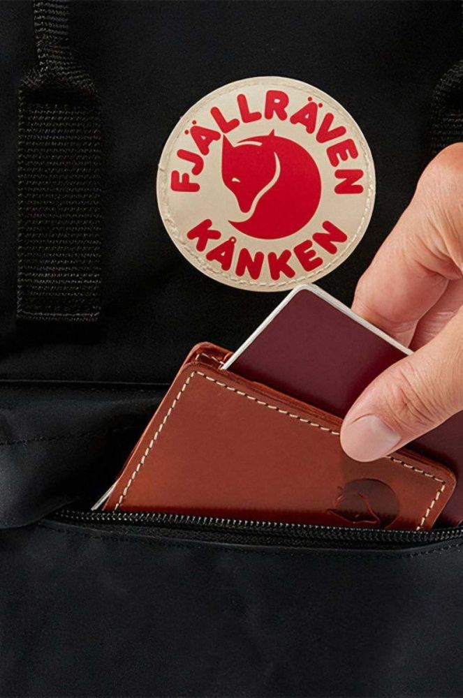 Рюкзак Fjallraven Kanken колір жовтий великий з аплікацією F23510.160.916-160 фото 6
