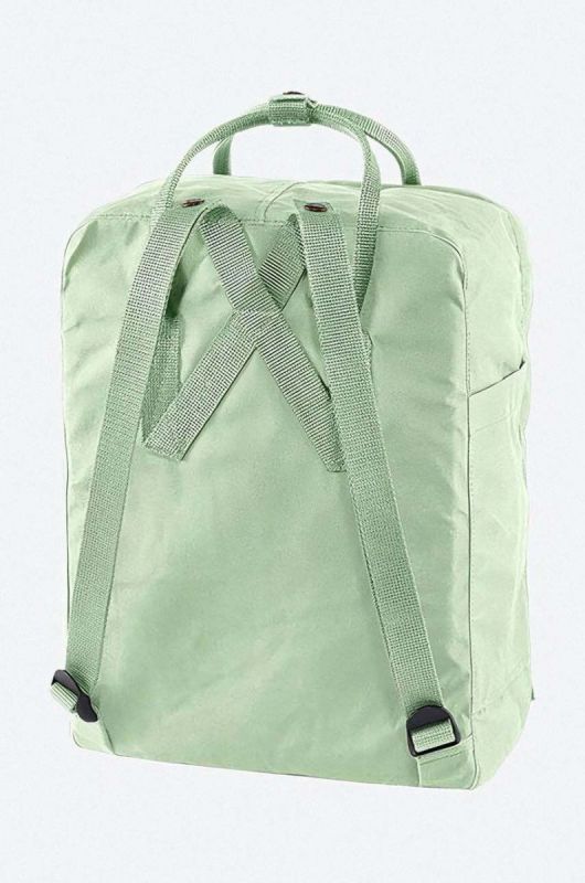 Рюкзак Fjallraven Kanken колір зелений великий з аплікацією F23510.600-600 фото 2
