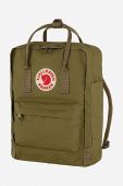 Рюкзак Fjallraven Kanken колір зелений великий з аплікацією F23510.631-631