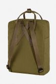 Рюкзак Fjallraven Kanken колір зелений великий з аплікацією F23510.631-631